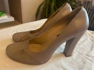 Pantofi eleganti crem marimea 38