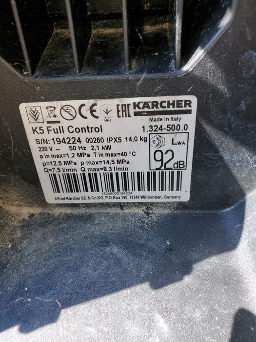 Karcher k5 ful control