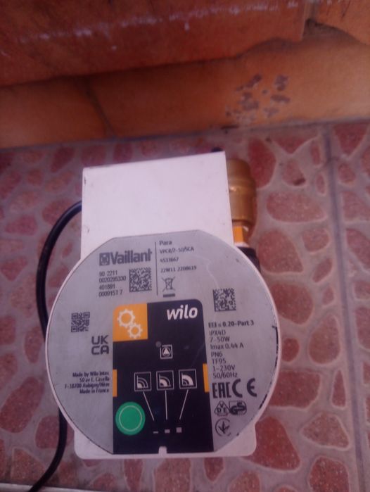 Wilo/Vaillant Para vpcr7/50 Циркулационна Помпа за Парно Солар НовМоде