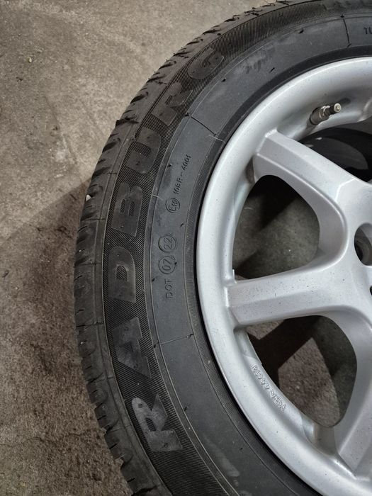 Jante aliaj marca Rial cu anvelope noi de vara