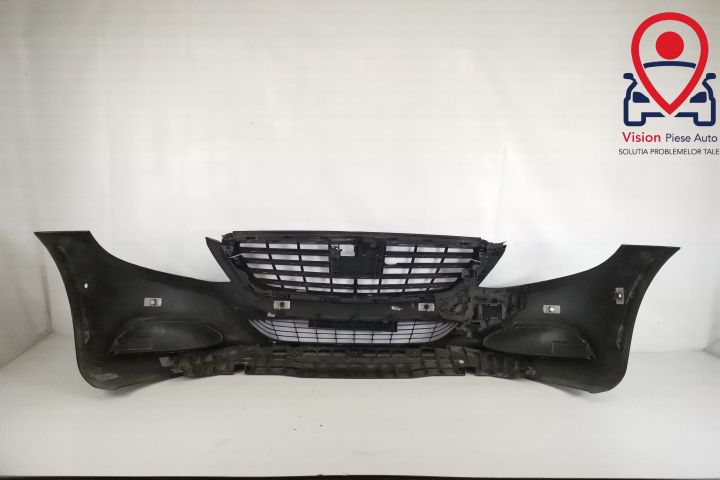 Оригинална Предна Броня Комплект с Оригинални Ляв и Десен Фар в Добро