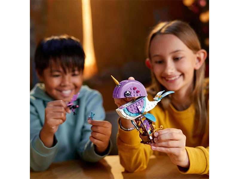 НОВИ! LEGO® DREAMZzz™ 71472 2в1 Нарвалът на Изи Балон с горещ въздух