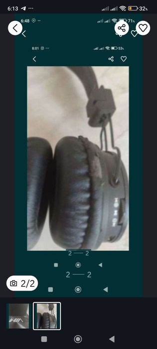 Наушник блютуз аух.