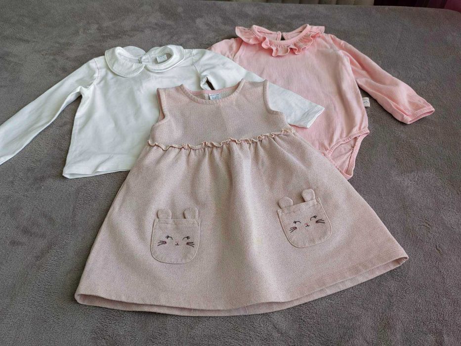 Лот дрехи за момиче 12-18м - 12бр.