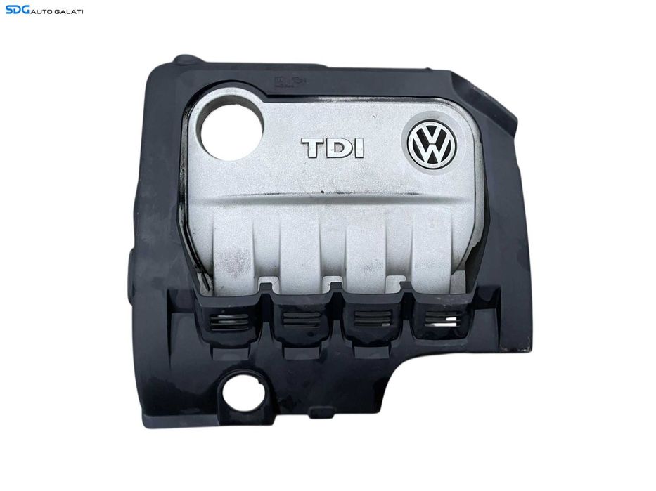 Capac Antifonare Plastic Ornament de pe Motor Audi A3 8P 2.0 TDI BMN 2004 - 2013 Cod 03G103967J 03G103907A [B4743]