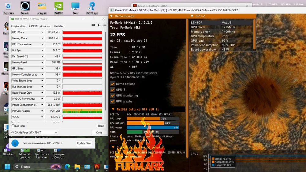 продам видеокарту  gtx750ti 2gb