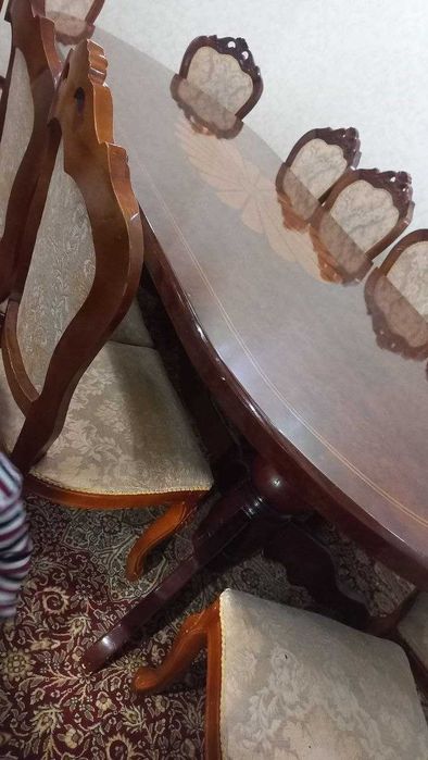 Стол стул 12 та лик БУ (свежий холатда)