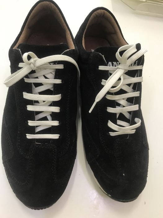 Дамски маратонки -черен велур