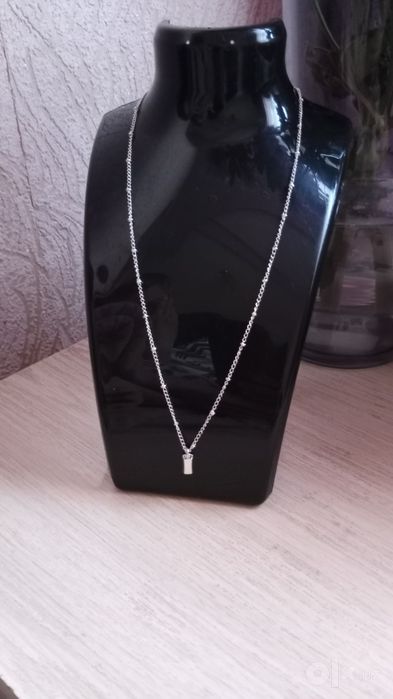 Продам серебряную цепочку с кулоном 925 проба