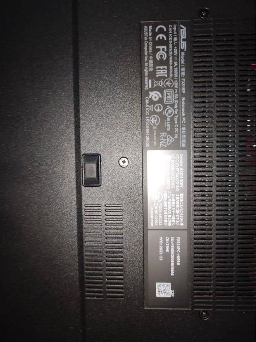 Продается ноутбук Asus  fx516pc-hn558
