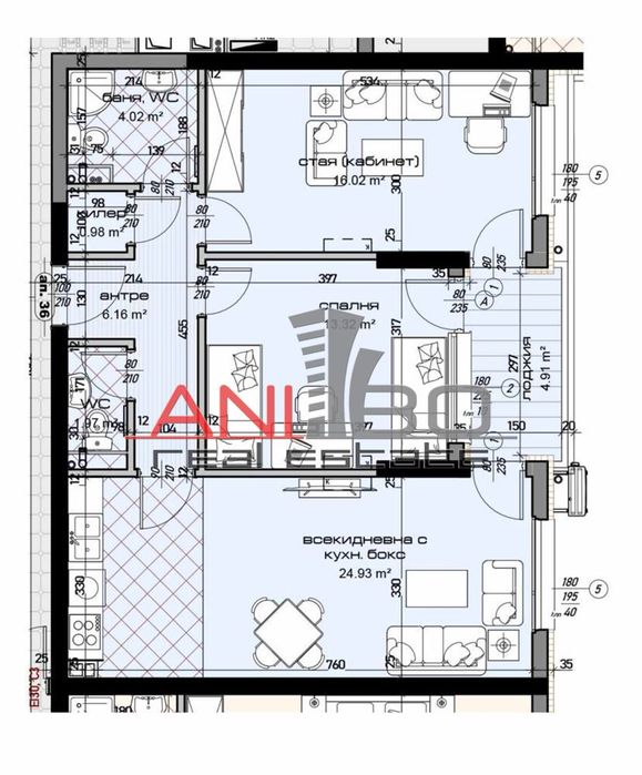 Продава се Тристаен апартамент в Варна, Младост 2 - 102 кв.м за 1500 €/кв.м - Снимка #1