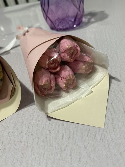 Шоколадный тюльпан съедобный