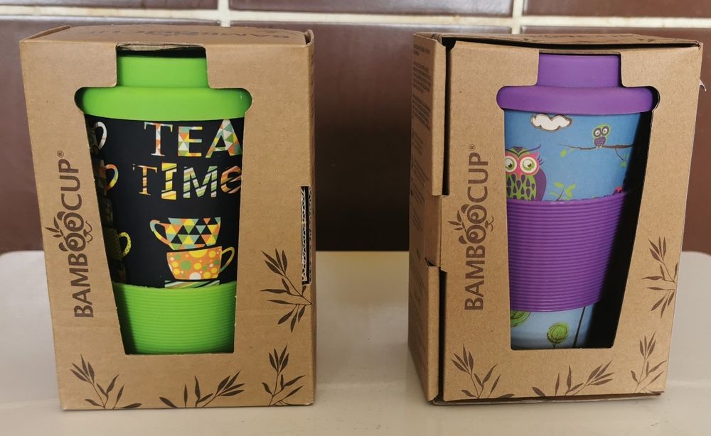 Бамбукови чаши за кафе и чай, 400мл. - 6лв. за брой