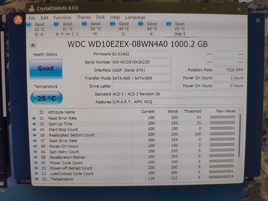Hdd 1TB WD Blue NOU