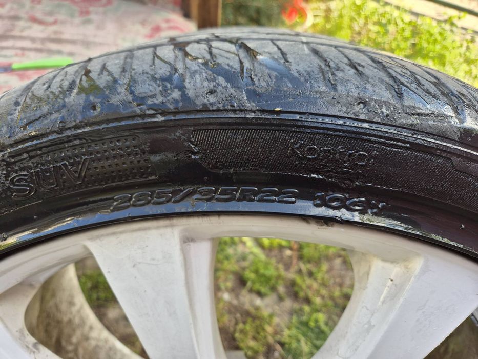 Джанти за Ауди Q7, Vw Touareg, Porsche Cayenne. 5х130 22 инча. С летни гуми Hankook 285/35/22
