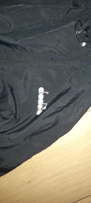 Geaca windbreaker diadora subtitre neagra