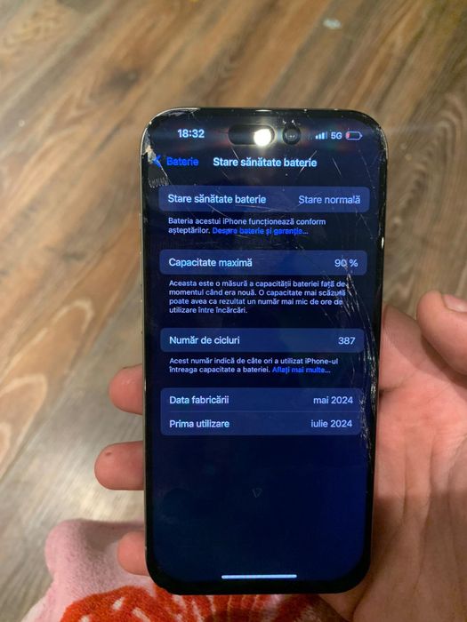 Vand sau schimb iphone 15 pro fisurat