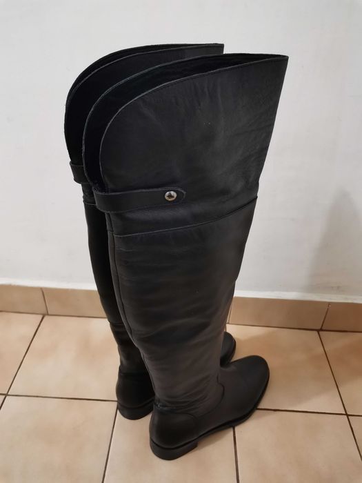 Дамски ботуши естествена кожа НОВИ