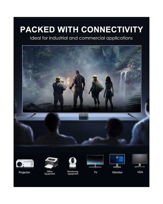 Mini PC AK1 Pro,8GB/256GB M.2 SSD,Windows 11Pro, negru,sigilat