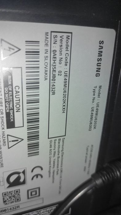 TV Samsung UE49MU6202KXXH
