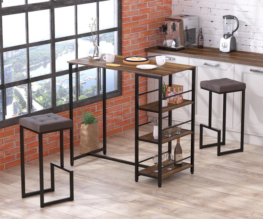 Кухонный мебель/стол для кухни/Barniy stol stul/Барный стол/лофт стол