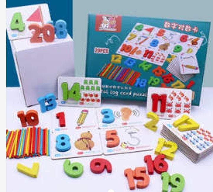 Математический деревянный набор