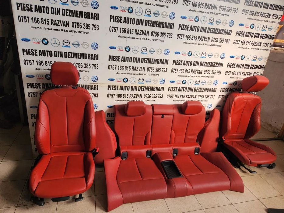 Interior Complet Scaune Tapiterie Bancheta Bmw Seria 4 Coupe Cabrio F32 F33 Volan Stanga Stare Foar