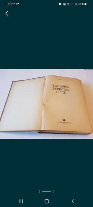 Exploatrea zacamintelor de titei. Gr.Ioachim Ed. Tehnica 1955