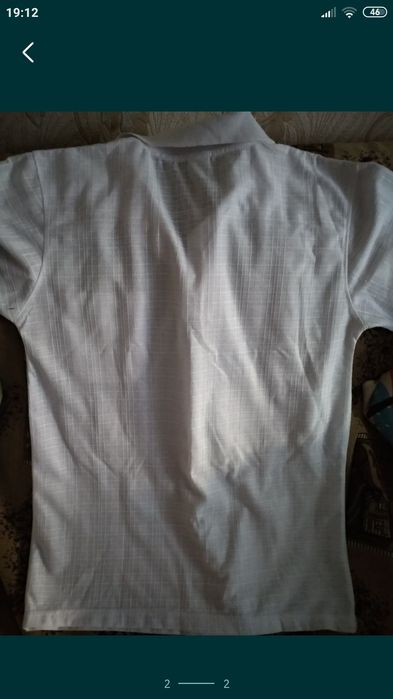 Рубашка белая подростковая