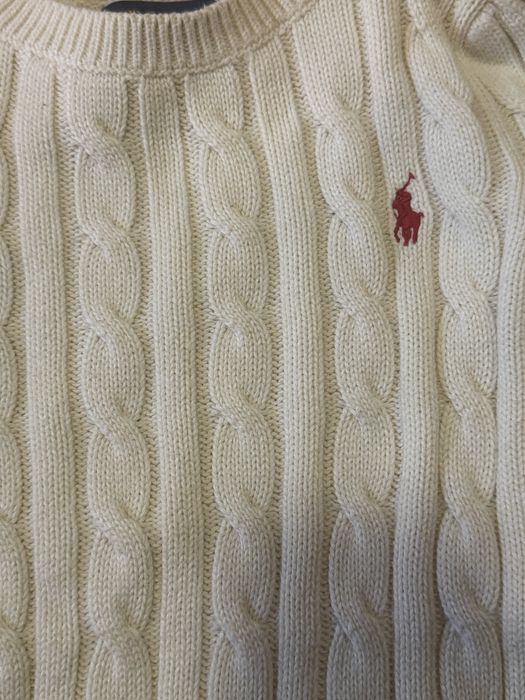 Сет за 3годишно момиченце Guess дънки Polo ralph Louren пуловер