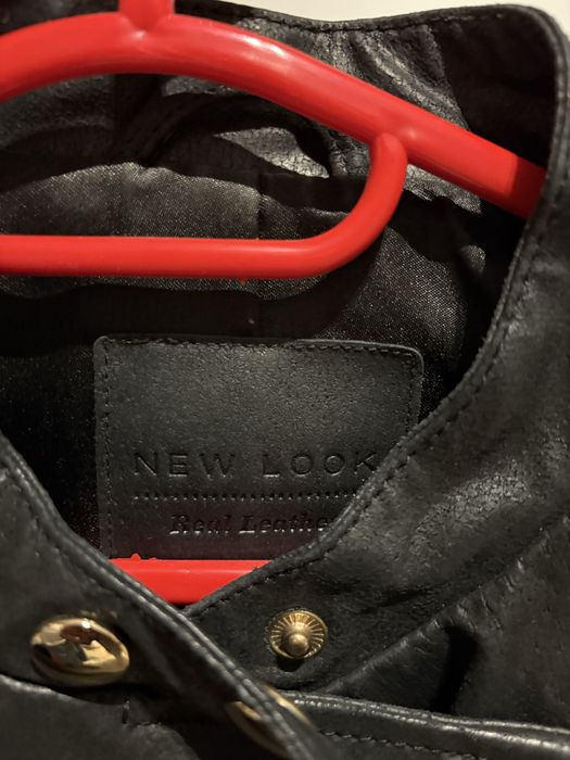 Geaca piele naturala New Look Asos
