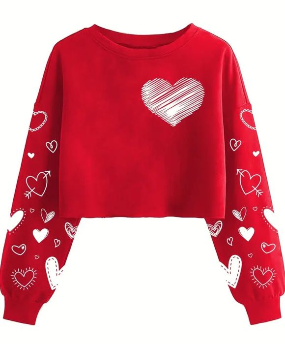 Новая яркая кофта сердце блузка топ рубашка тренч пальто