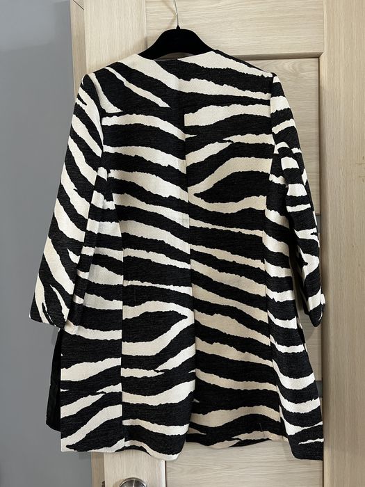 Жакет с принтом «зебра»