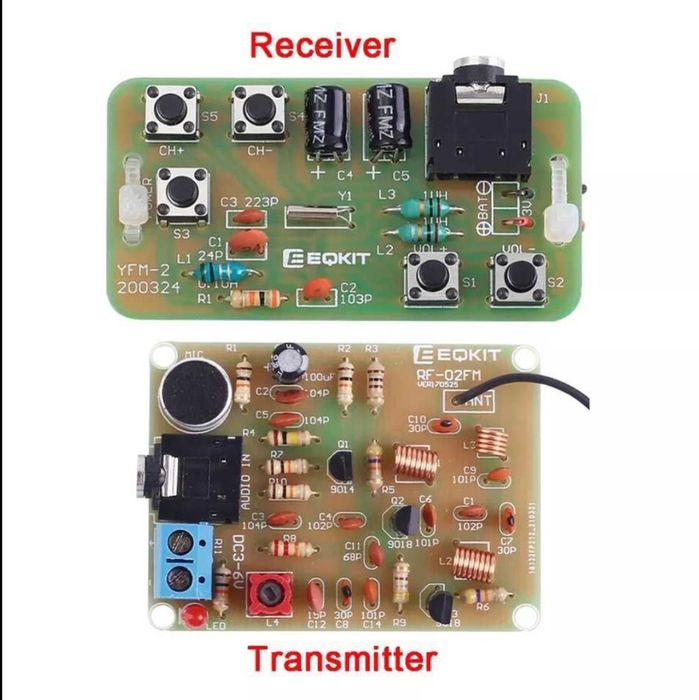 Kit DIY FM transmitter receiver set