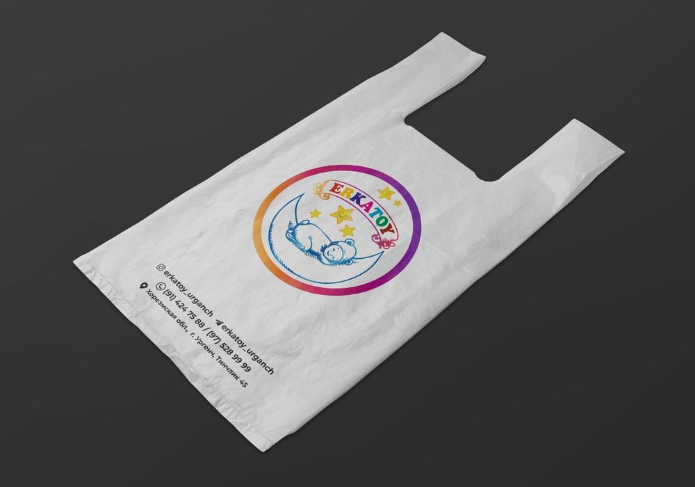 Производим полиэтиленовых пакетов с рекламными логотипомы и без