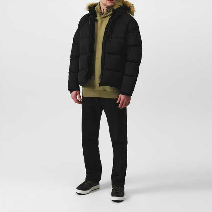 мъжко яке за зимата с подплата и два ципа SoulCal 2 Zip Bubble Jacket