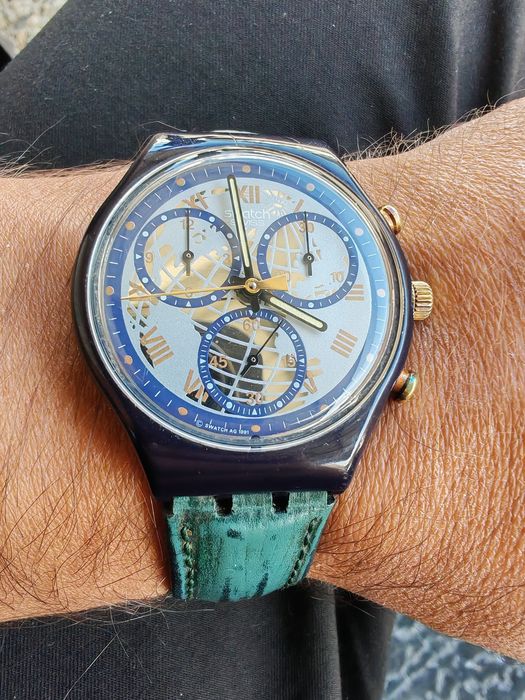 Swatch Irony Chrono 1991 ceas vintage made in Switzerland