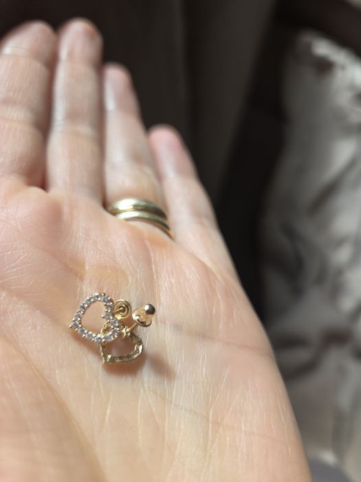 Cercei aur Splendor pt fetite mici!