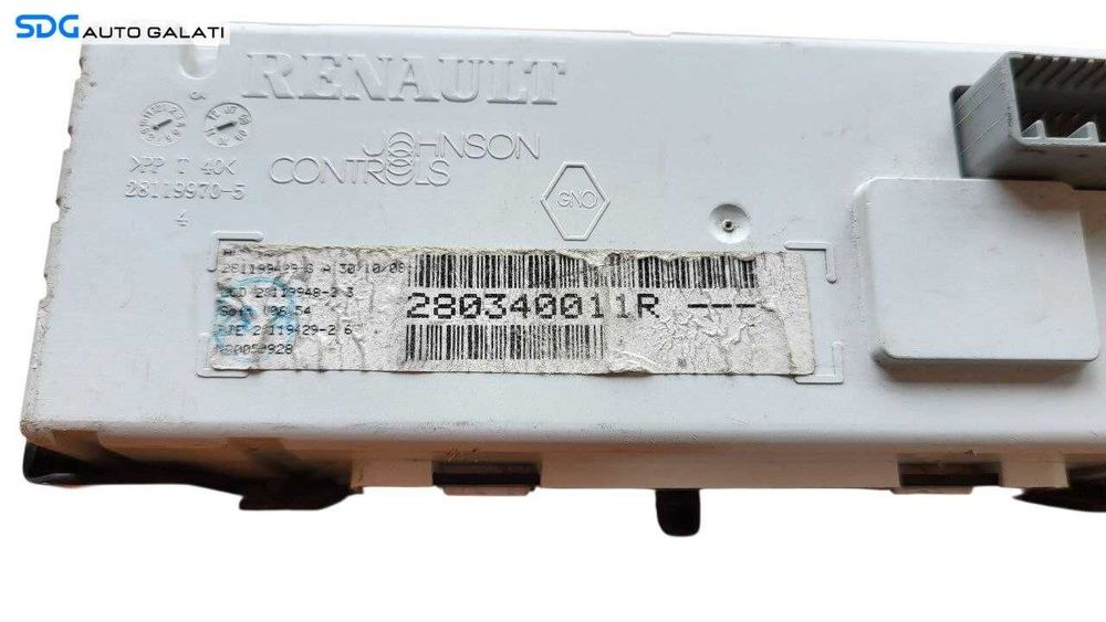 Display Afisaj Bord Renault Megane 3 2008 - 2016 Cod 280340011R [LR2181]