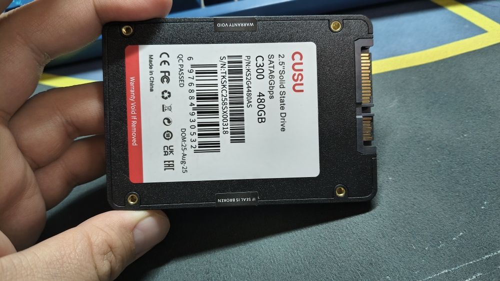 Продам SATA SSD CUSU 480gb