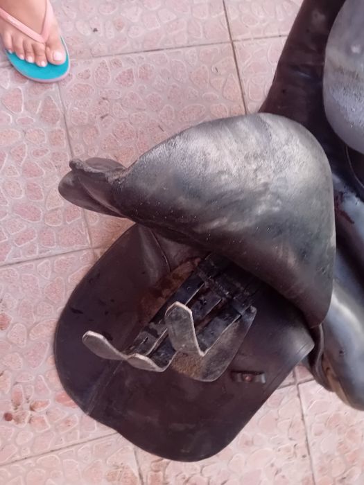 Седло  за  голям  кон      Хамут  за  кон дърво