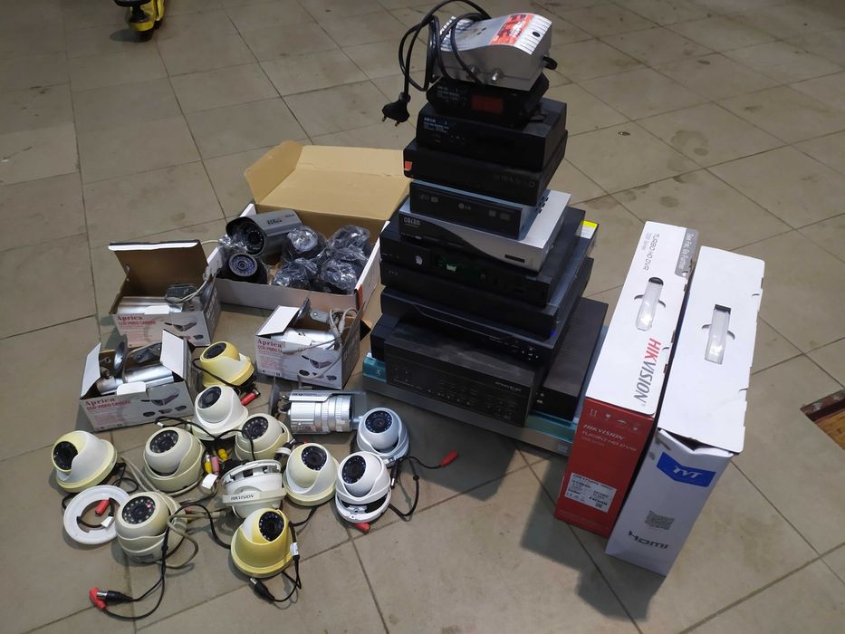 Камери,двр-и,сат.приемници,a/v модулатори.