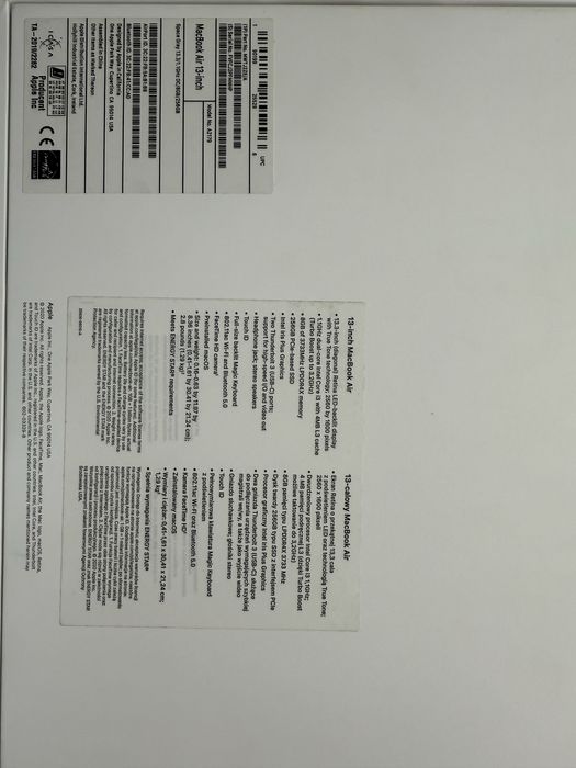 Лаптоп Apple MacBook Air 13”