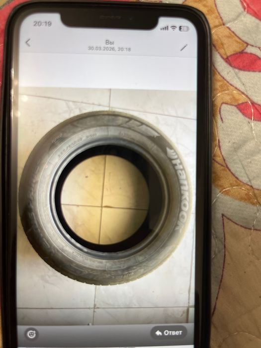 Продам шины б/у  Hankook 4 шт