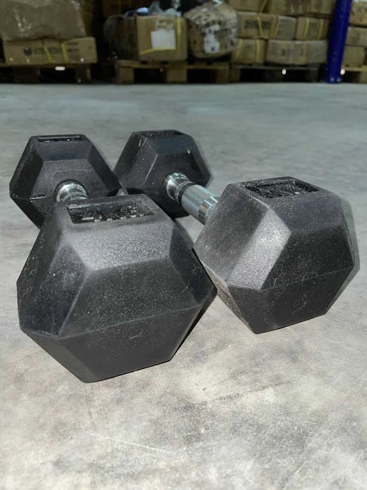 Set 2 gantere hexagonale 8 kg ( 2x4kg )