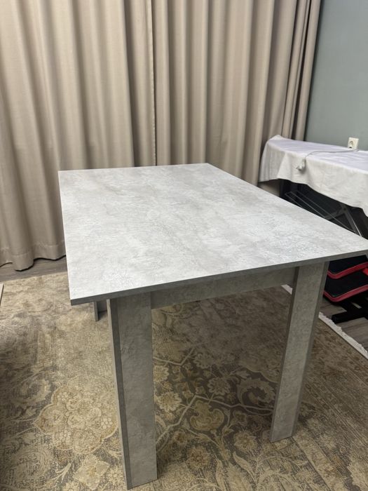 Стол новый серый 120х80