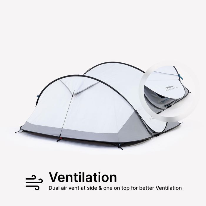 Cort de camping instant 3 locuri, 2 - produs resigilat Decathlon