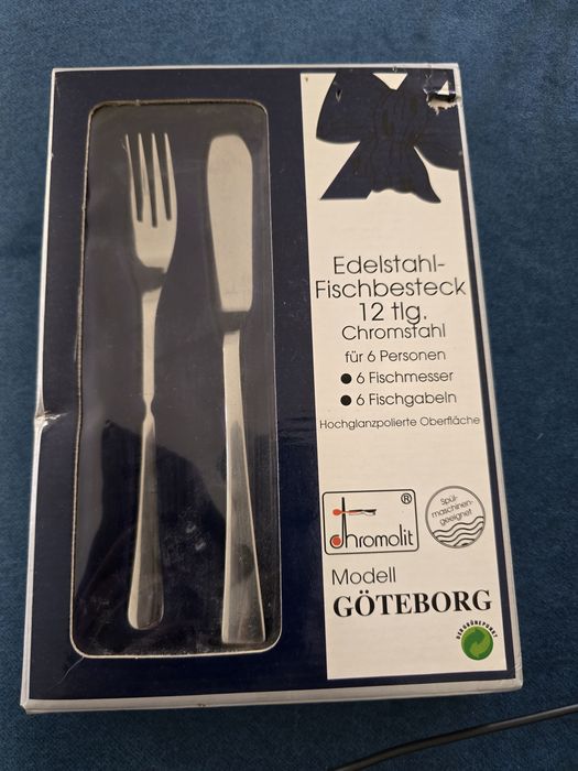 Комплект  нови, немски прибори за риба