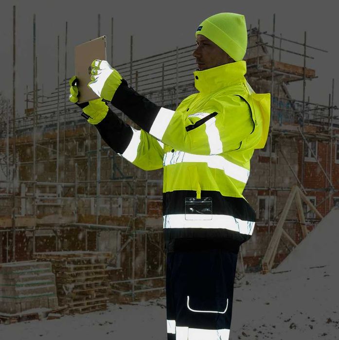 Светлоотразително работно яке