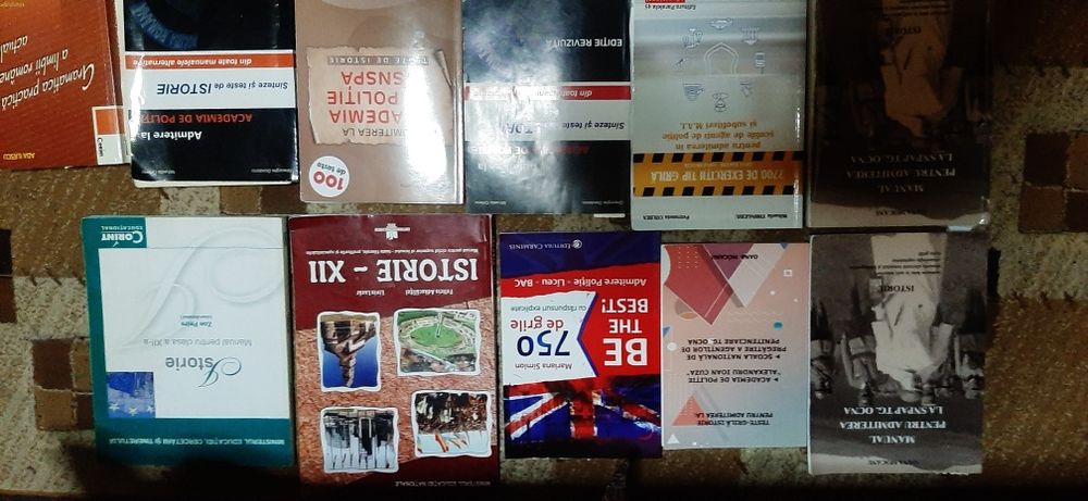 Carti ISTORIE ,ROMANA, Engleza Admitere academie,politie sau schimb